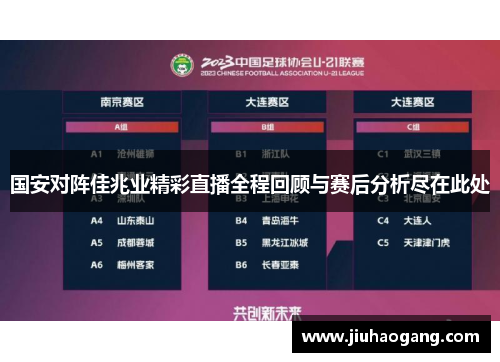 国安对阵佳兆业精彩直播全程回顾与赛后分析尽在此处